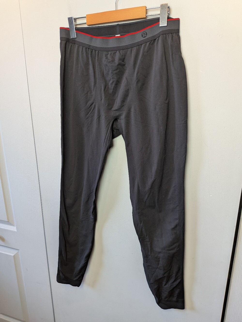 LULULEMON Men Legging Black Size XL Stretch Activewear Ski Jogging